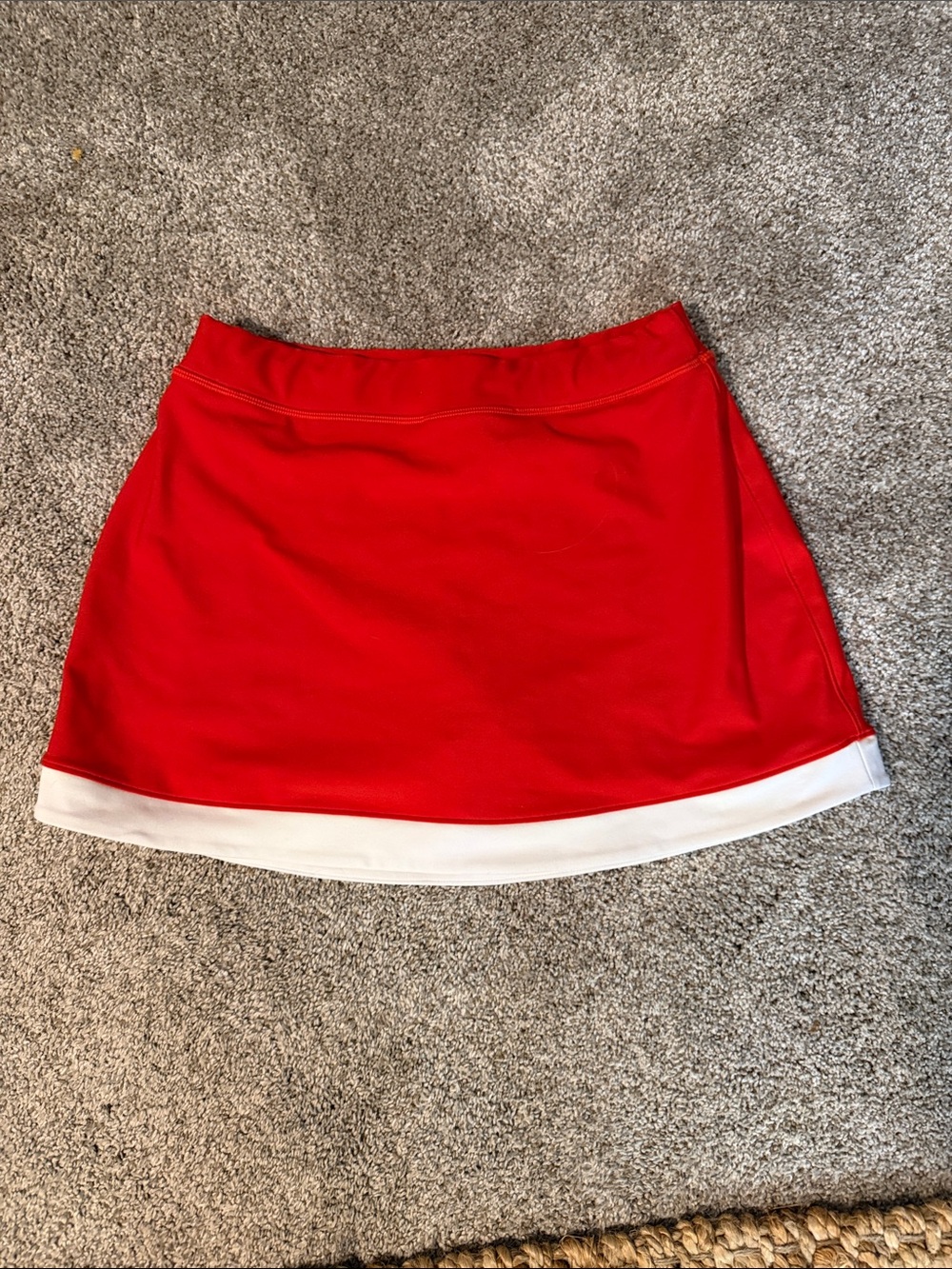 Red and White YPB Skort size Small
